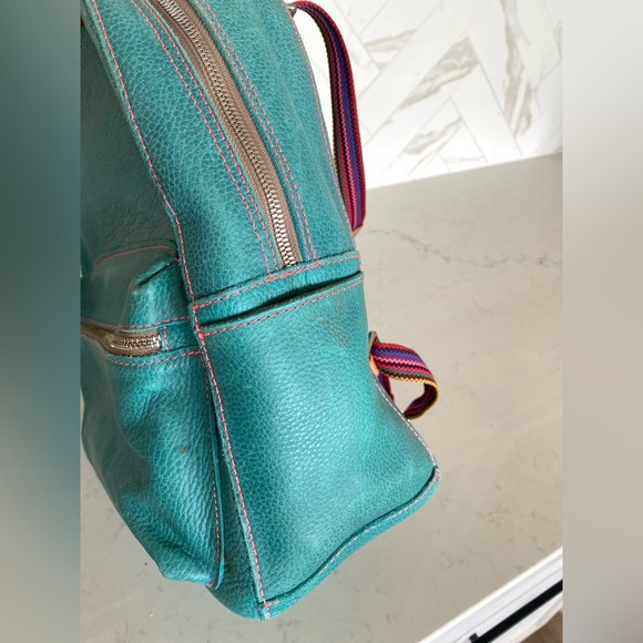 RETIRED * RARE Consuela Guadalupe Leather Convertible Backpack - Picture 10 of 16